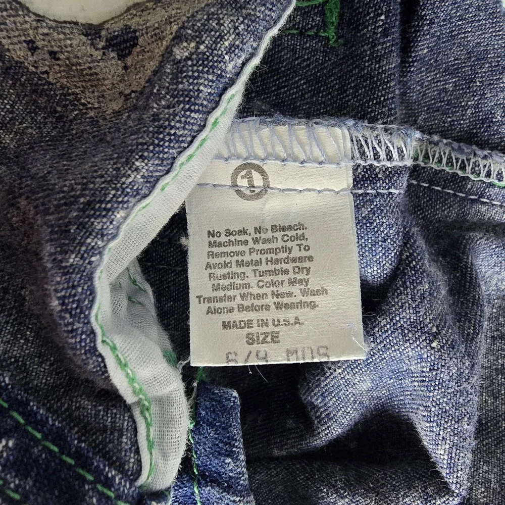 Vintage Osh'Kosh‎ Acid Wash Bug Overalls Unisex 6-9mo